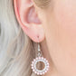 Paparazzi Accessories  - A Proper Lady #E281 Peg - Pink Earring