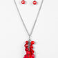 Paparazzi Accessories  - Keepin it Colorful #N92 Box 1 - Red Necklace