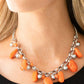 Paparazzi Accessories - Grand Canyon Grotto #L641 - Orange Necklace