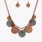 Paparazzi Accessories  - Treasure Huntress #L117 - Copper Necklace