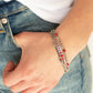 Paparazzi Accessories  - No Means NOMAD #B722 Drawer 1/3 - Red Bracelet