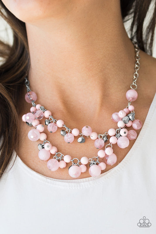 Paparazzi Accessories - Gone Sailing- Pink Necklace - TheMasterCollection