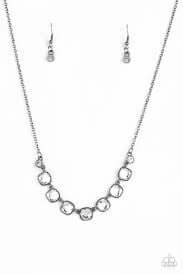 Paparazzi Accessories  - Deluxe Luxe  #L105 - Black Necklace