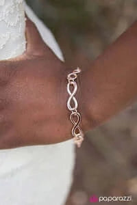 Paparazzi Accessories  - "GIVE ME TIME" #B617 Peg - Gold INFINITY BRACELET
