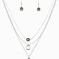 Paparazzi Accessories - Canyon Cavalier #L691 - Green Necklace