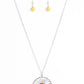 Paparazzi Accessories - She WHEEL be loved #N413 Peg - Yellow Necklace