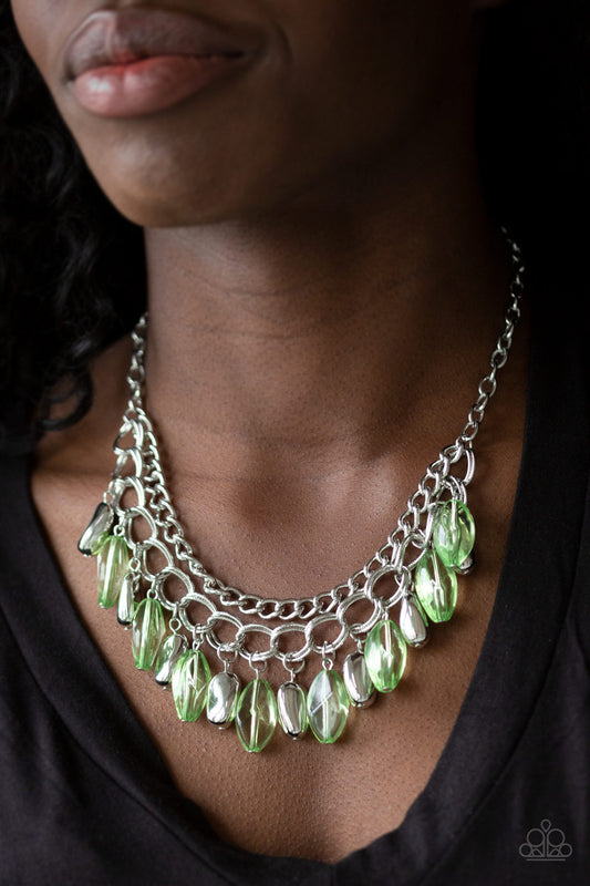 Paparazzi Accessories - Spring Daydream - Green Necklace - TheMasterCollection