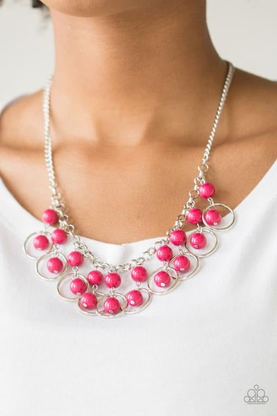 Paparazzi Accessories - Really Rocco - Pink Necklace