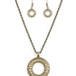 Paparazzi Accessories  - Pretty As Prowess  -  Brass Necklace