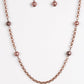 Paparazzi Accessories  - Showroom Shimmer #L146 - Copper Necklace