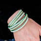 Paparazzi Accessories  - I Bold You So! #B69 - Green Gold Bracelet