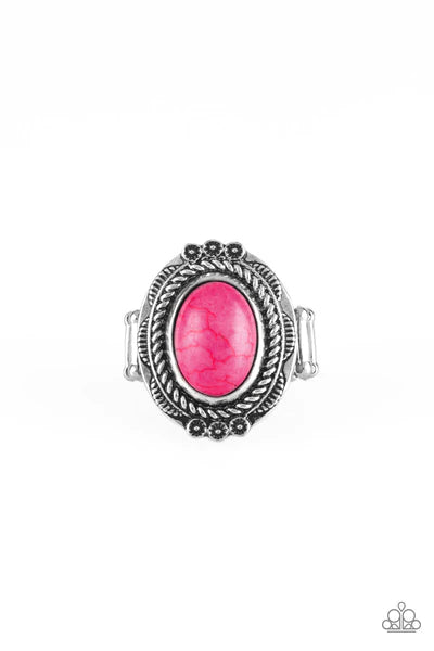 Paparazzi Accessories - Tumblin Tumbleweeds #RR1/F4 - Pink Ring