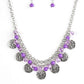 Paparazzi Accessories  - Beachfront Babe #N81 Peg - Purple Necklace