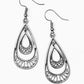 Paparazzi Accessories  - REIGNed Out #L52 - Black Earrings