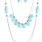 Paparazzi Accessories  - Call Me Mother Nature #L148 - Blue Necklace