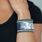 Paparazzi Accessories  - MERMAIDS Have More Fun #B97 Case 3 - Blue/Silver Bracelet
