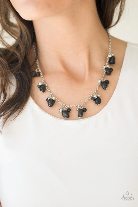 Paparazzi Accessories  - Rocky Mountain Magnificence #N483 Peg - Black Necklace