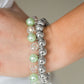 Paparazzi Accessories - Once In A Millennium  - Green Bracelet - TheMasterCollection