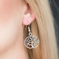Paparazzi Accessories  - Dream Treehouse #L162 - Silver Earrings