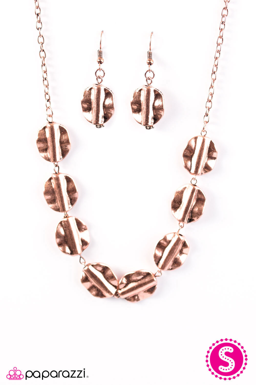 Paparazzi Accessories  - Tribe, Tribe, Again #N469 Peg - Copper Necklace