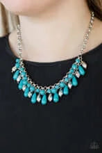 Paparazzi Accessories  - Coastal Cabanas #L129 - Blue Necklace