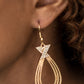 Paparazzi Accessories  - Fair Fame #E323 Peg - Gold Earrings