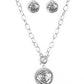 Paparazzi Accessories - Beautifully Belle - Silver Necklace - TheMasterCollection