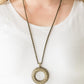 Paparazzi Accessories  - Pretty As Prowess  -  Brass Necklace