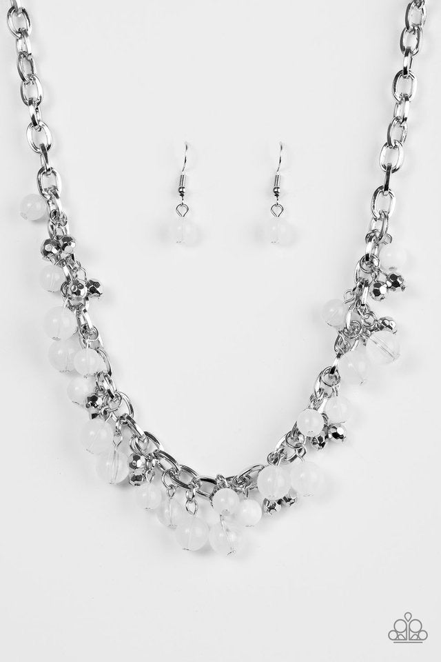 Paparazzi Accessories - Palm Beach Boutique - White Necklace - TheMasterCollection