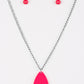 Paparazzi Accessories  - So Pop - You - Lar  #N273 Peg - Pink Necklace
