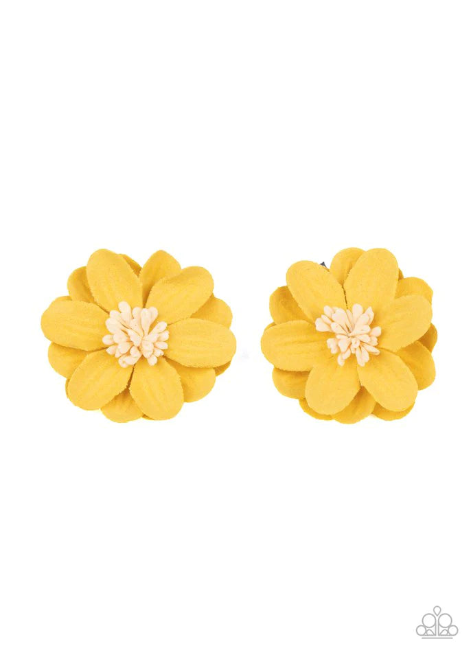 Paparazzi Accessories - You Grow Girl #HB57 - Yellow Hair Accessories