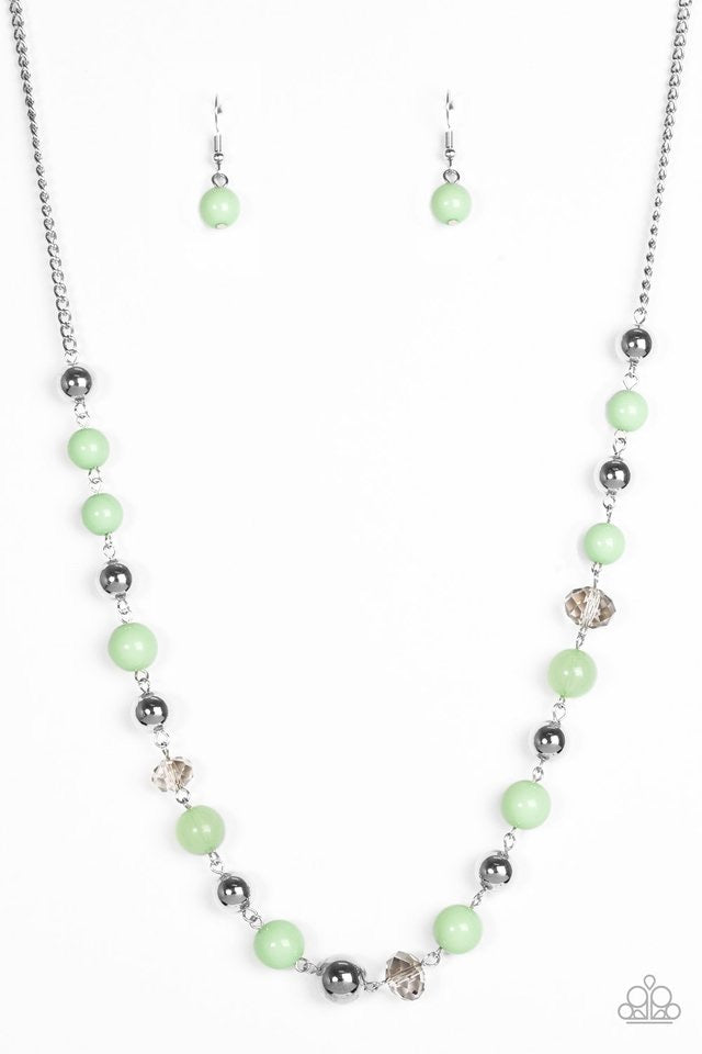 Paparazzi Accessories - Weekend Getaway - Green Necklace - TheMasterCollection