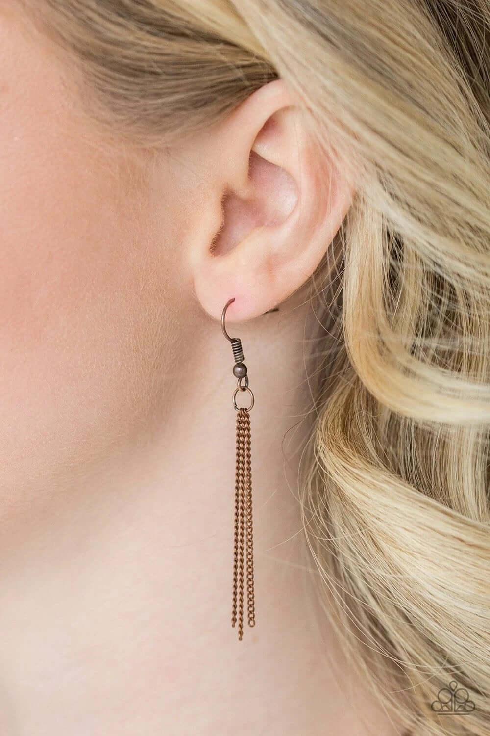 Paparazzi Accessories  - Back To Square One #N477 Peg - Copper Necklace