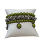 Paparazzi Accessories  - Good Vibes Only #B619 Peg - Green Bracelet