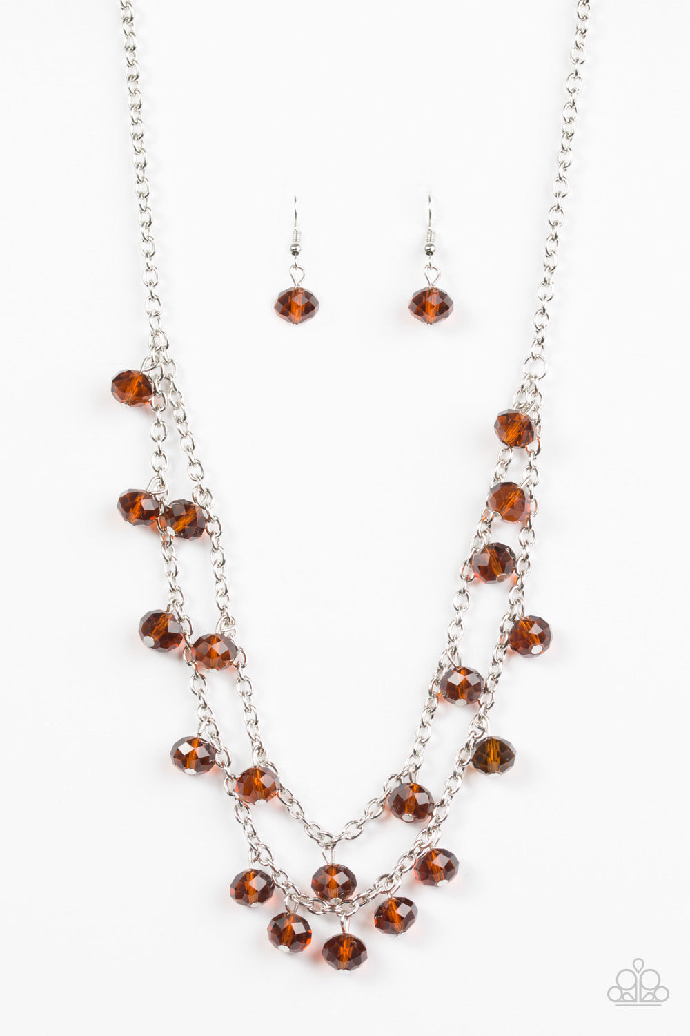 Paparazzi Accessories - Super Supernova #N237 Peg - Brown Necklace