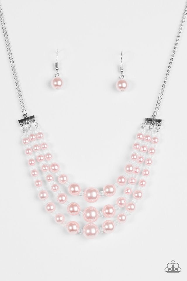 Paparazzi Accessories - Spring Social - Pink Necklace - TheMasterCollection