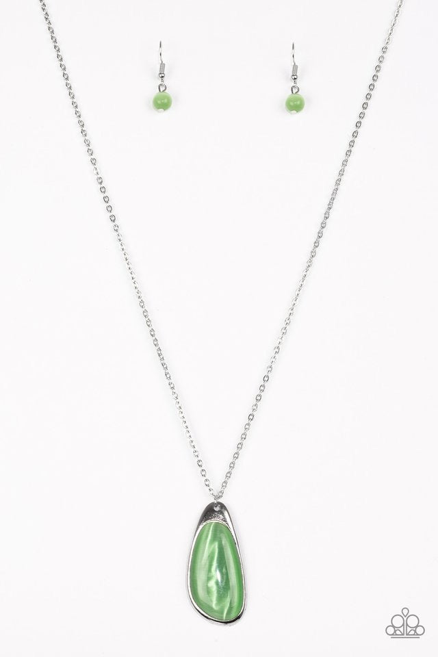 Paparazzi Accessories - Magically Modern - Green Necklace - TheMasterCollection