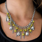 Paparazzi Accessories  - Here Comes The Storm #L152 - Green Necklace