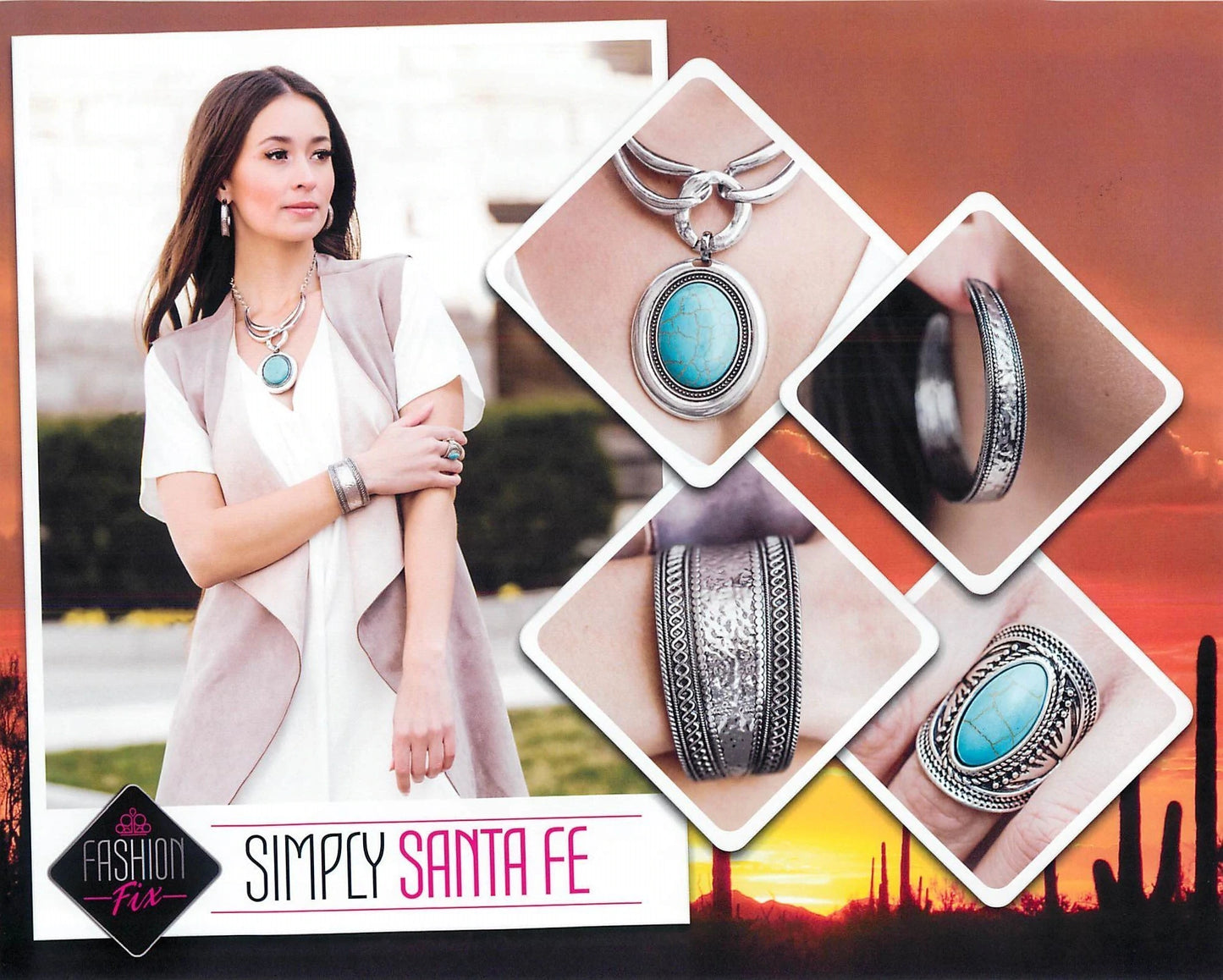 Paparazzi Accessories - The Simply Santa Fe Collection #SSF-0519 - Fashion Fix May 2019
