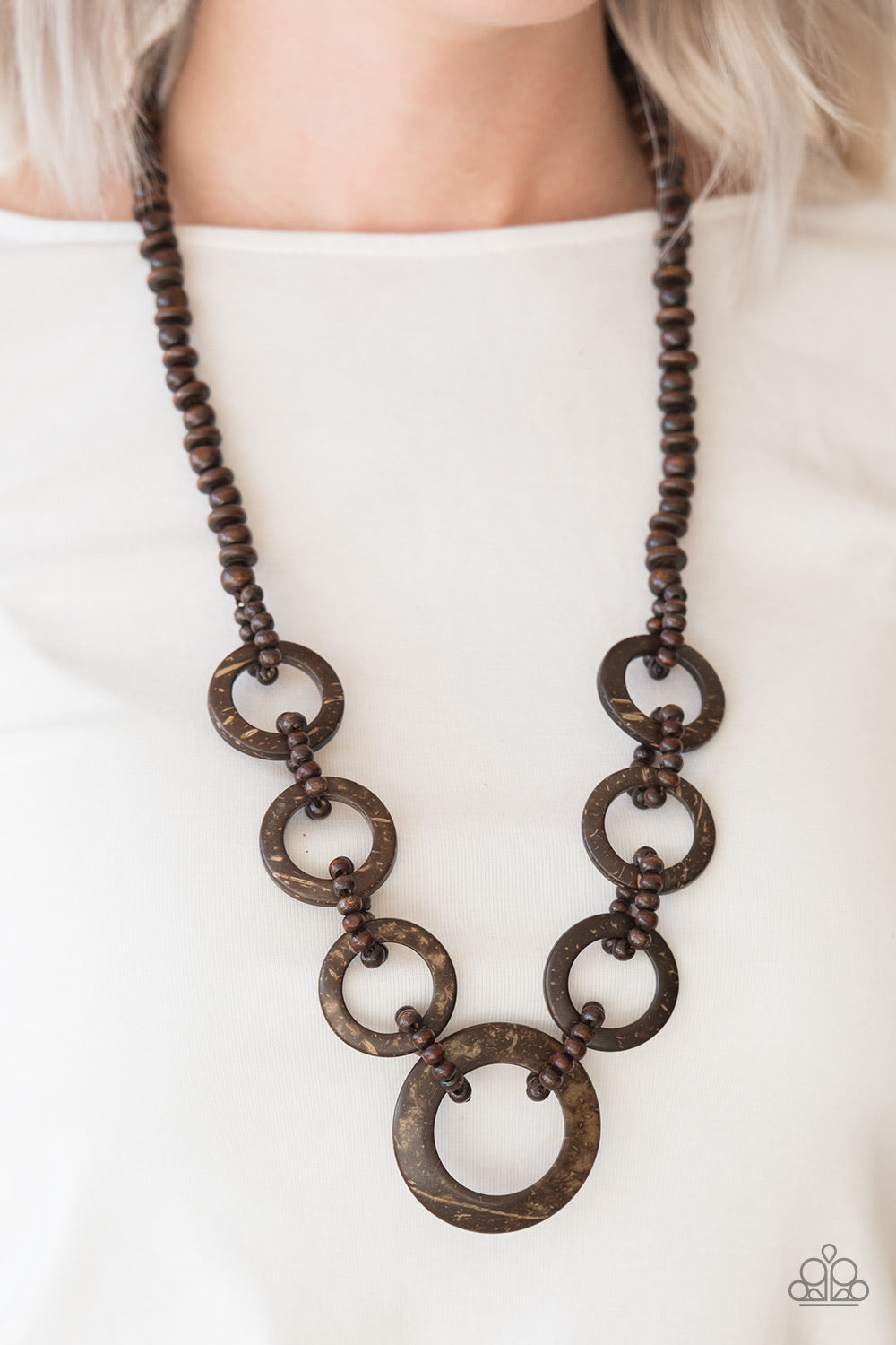 Paparazzi Accessories  - Endless Summer #N171 Box 11 - Brown Necklace