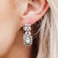 Paparazzi Accessories - Exquisite Expense #L161 - Silver Earrings