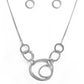 Paparazzi Accessories  - Progressively Vogue #N434 Box 5 - Silver Necklace