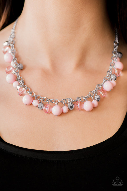 Paparazzi Accessories - Wander with wonder - Pink Necklace - TheMasterCollection