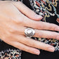 Paparazzi Accessories  - Metro Center #RS1/F1 - Silver Ring