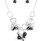 Paparazzi Accessories  - In A Bind #L685 - Black Necklace