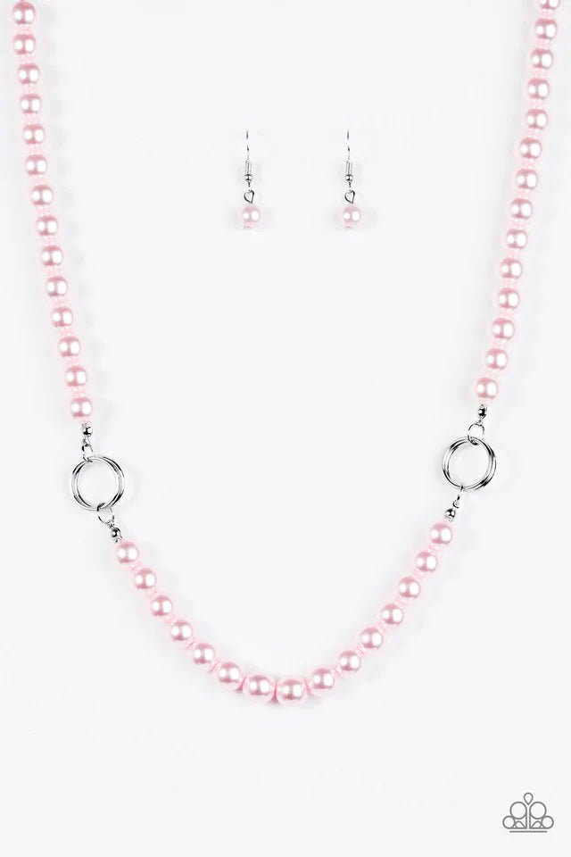 Paparazzi Accessories  - Romance is in the air #N506 Peg - Pink Necklace