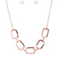 Paparazzi Accessories  - Gorgeously Geometric #N467 Box 5  - Copper Necklace