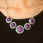 Paparazzi Accessories  - Mountain Roamer #N189 Peg - Purple Necklace
