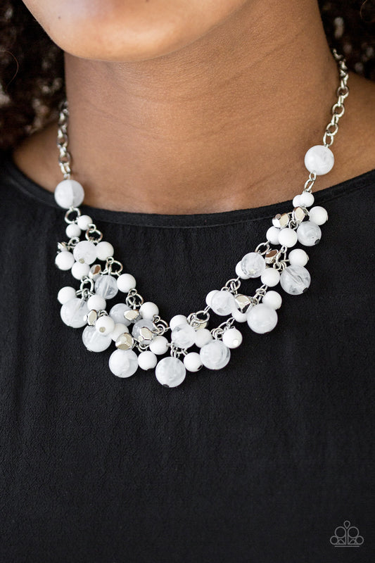 Paparazzi Accessories - Gone Sailing- White Necklace - TheMasterCollection