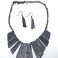 Paparazzi Accessories - Texture  Tigress #L649 - Black Necklace